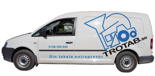 bildekor skåpbil Trotab