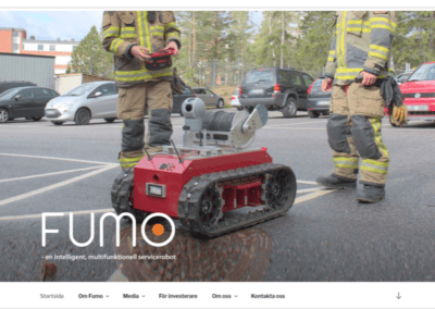 Fumo brandrobot webbplats